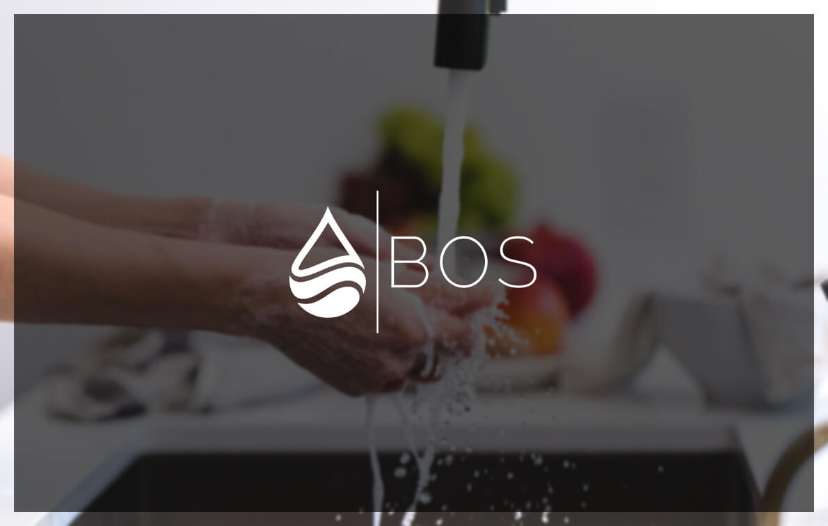 BOS Home Water Treatment Introduction Thumbnail: Running Kitchen Faucet