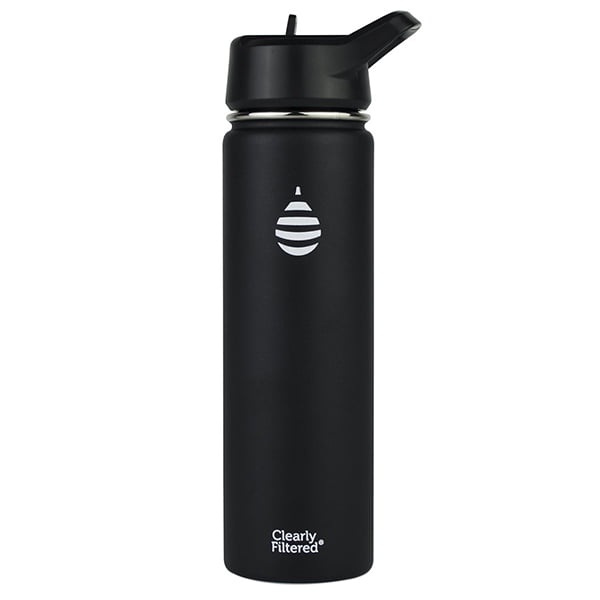 Clearly Filtered Stainless Steel Filter Water Bottle