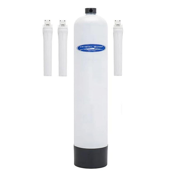 Crystal Quest Salt-Free Whole House Water Softener + Water Filtration System