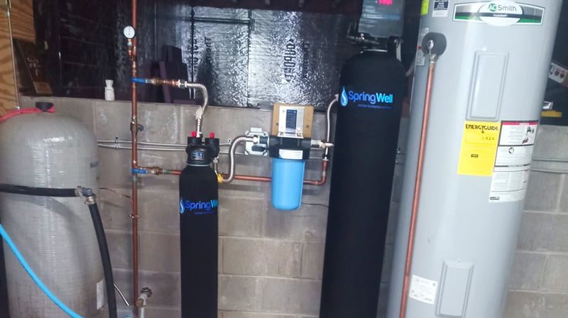 SpringWell WSSF Well Water Filter and Salt-Free Water Softener image 1