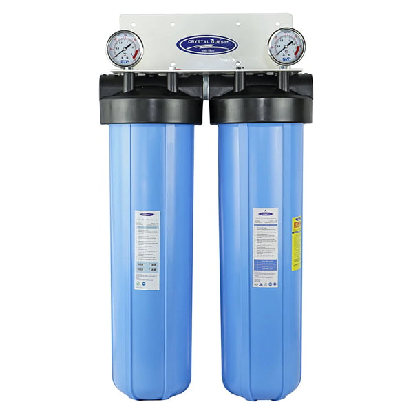 Crystal Quest Big Blue 2 or 3-Stage Whole House Water Filter