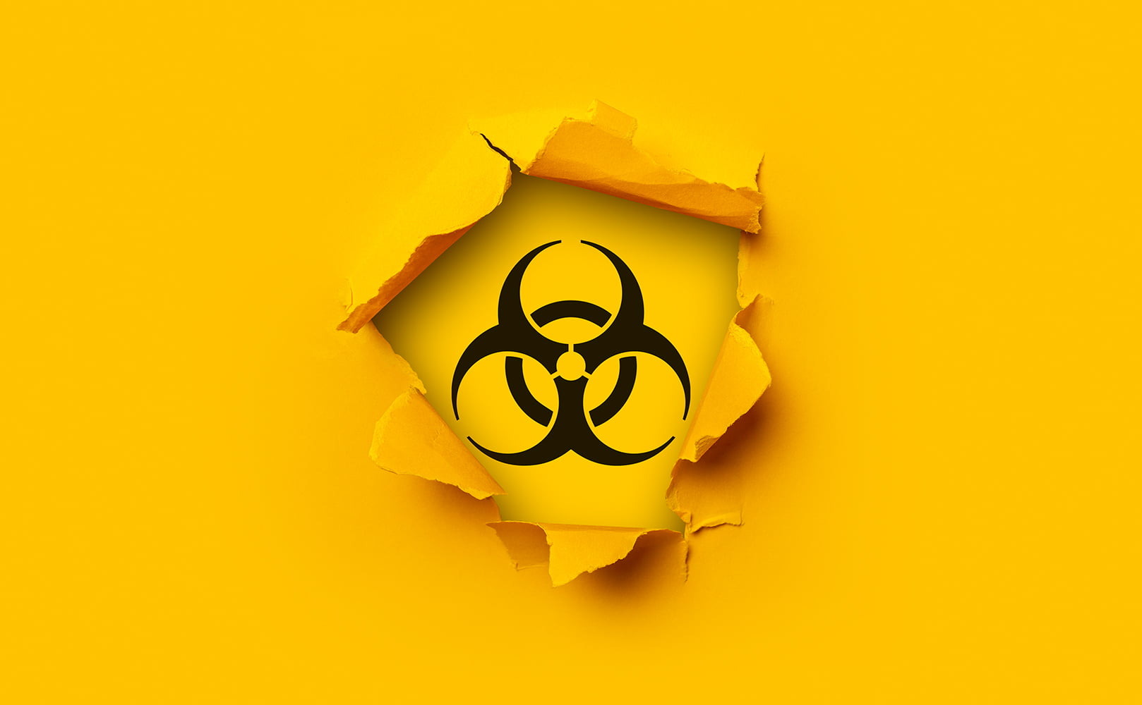 radioactivity warning sign